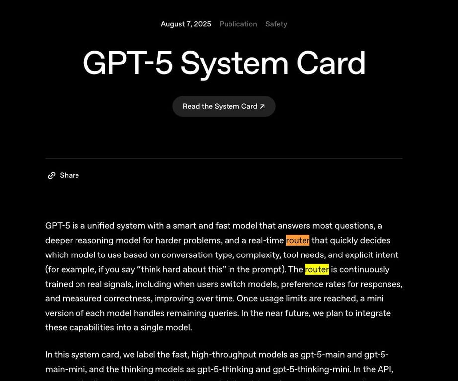 GPT-5 的路由器：工作原理以及前沿实验室如何利用帕累托前沿