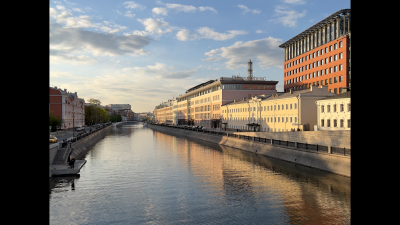A quiet riverside at sunset — a peaceful spot to recharge