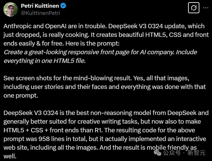 DeepSeek-V3 深夜惊爆上新！代码数学飙升剑指 GPT-5，一台 Mac 可跑