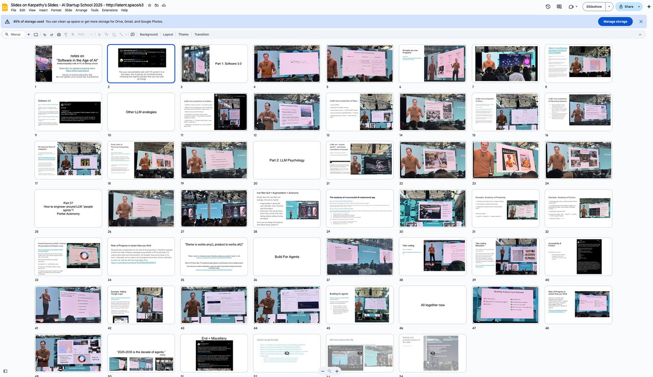 Andrej Karpathy 谈软件 3.0：AI 时代的软件