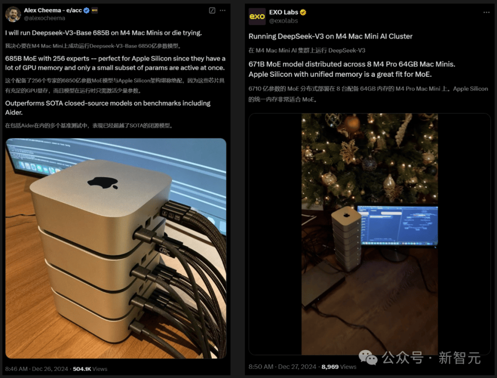 DeepSeek-V3 外网刷屏爆火，训练成本只有 600 万，把 AI 大佬都炸出来了