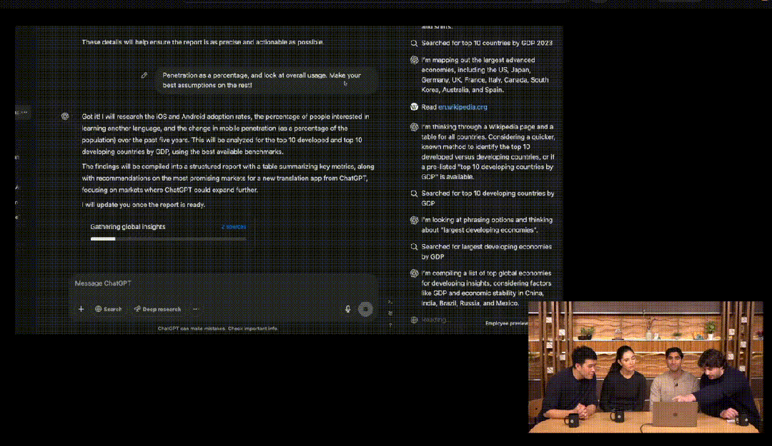 OpenAI 紧急直播，ChatGPT 疯狂开挂「深度研究」！10 分钟爆肝万字现 AGI 雏形，刷榜人类最后考试