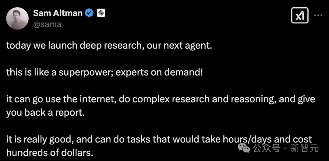 OpenAI 紧急直播，ChatGPT 疯狂开挂「深度研究」！10 分钟爆肝万字现 AGI 雏形，刷榜人类最后考试