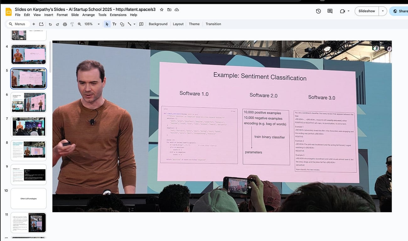 Andrej Karpathy 谈软件 3.0：AI 时代的软件