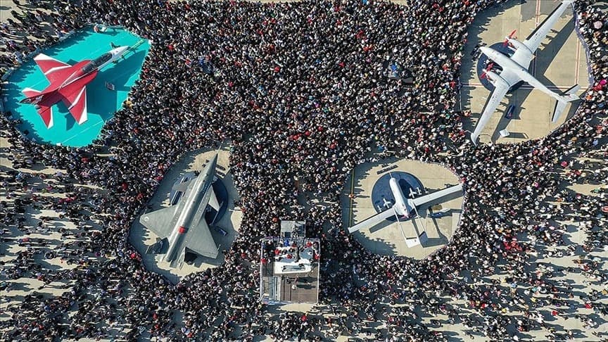 TEKNOFEST 2.5 Milyon Ziyaretçiyle Tarihe Geçti