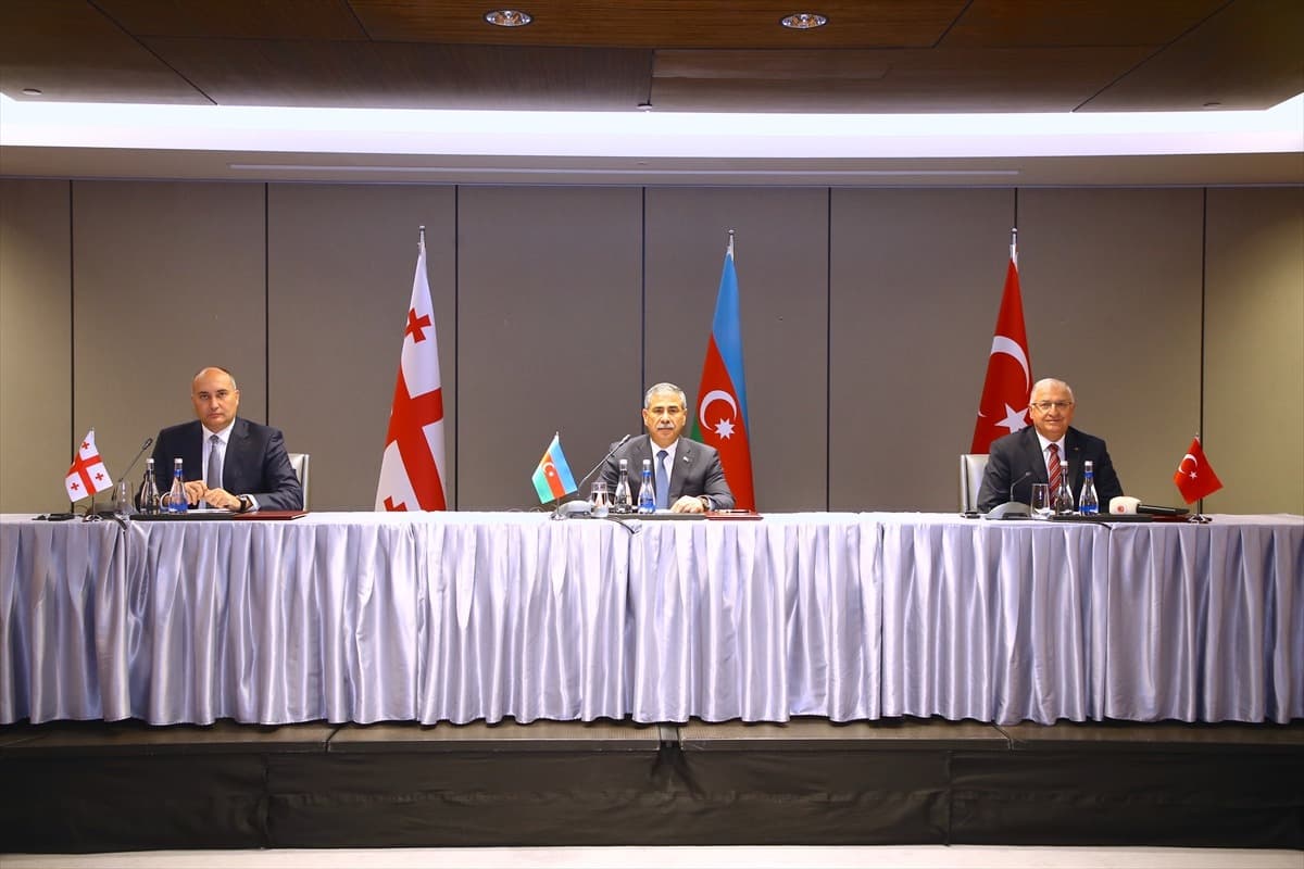 Bakan Güler, Türkiye-Azerbaycan-Gürcistan Toplantısı'nda konuştu