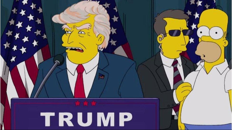 Simpsonlar ABD seçim kehanetleri