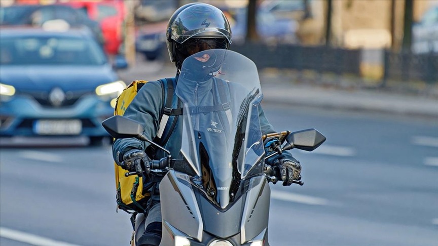 Motokurye. Fotoğraf: AA