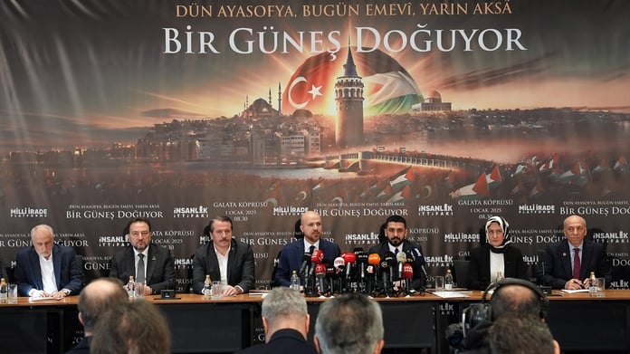 Galata Köprüsü'nde 1 Ocak'ta düzenlenecek Filistin eylemi için ortak çağr