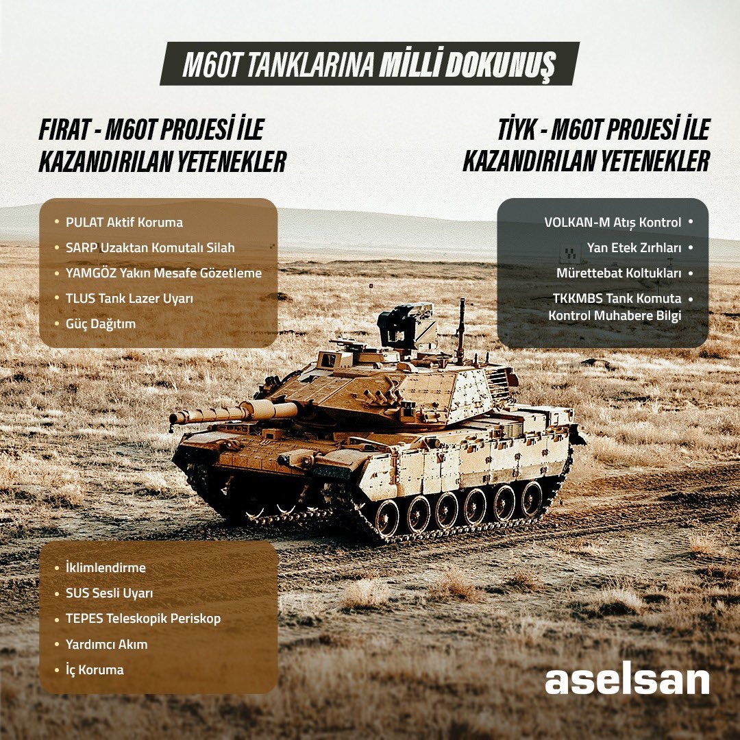 Modernize edilen ilk M60T tankı Türk Ordusunun envanterine girdi