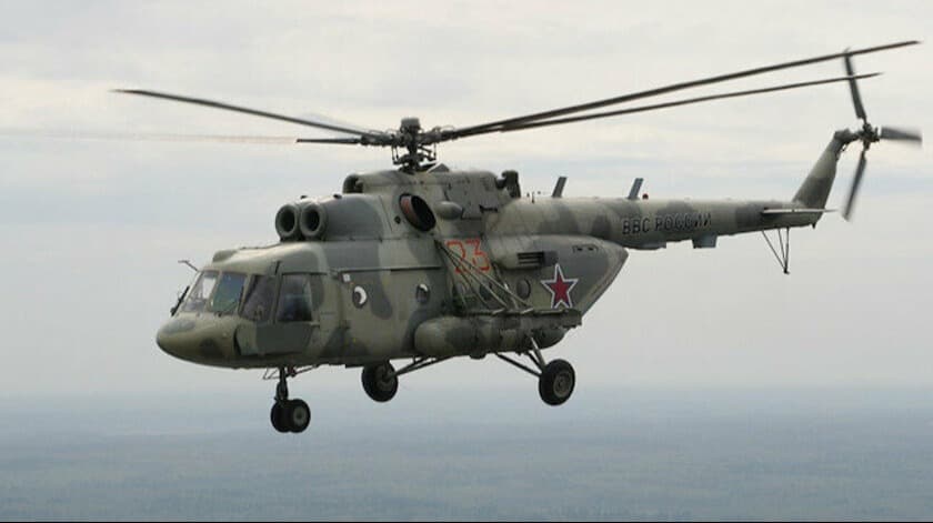 Kırgızistan'da Askeri Helikopter Kaza