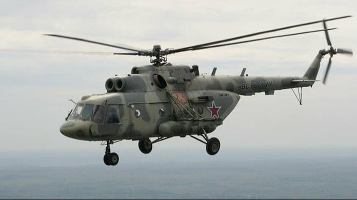 Kırgızistan'da eğitim uçuşu yapan Mi-8 askeri helikopteri düştü