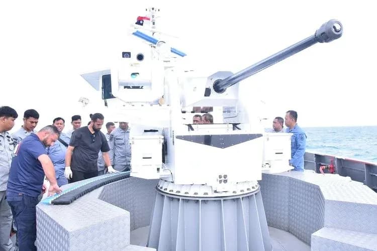 ASELSAN'ın uzaktan komutalı top sistemi Endonezya'da testte