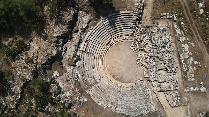 Hyllarima Antik Kenti'nde Deprem İzleri Bulundu