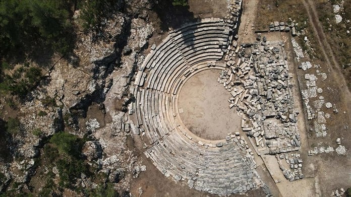 Hyllarima Antik Kenti'ndeki kazılarda deprem izlerine rastlandı