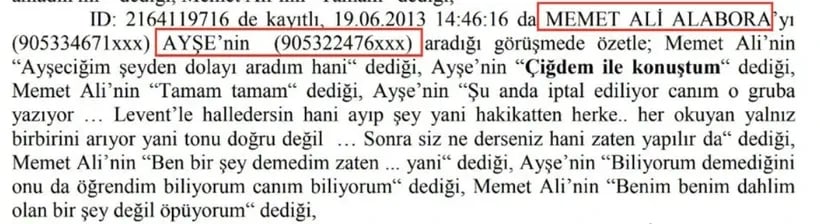Basınla paylaşılan tape. Kaynak: X / @sgunday