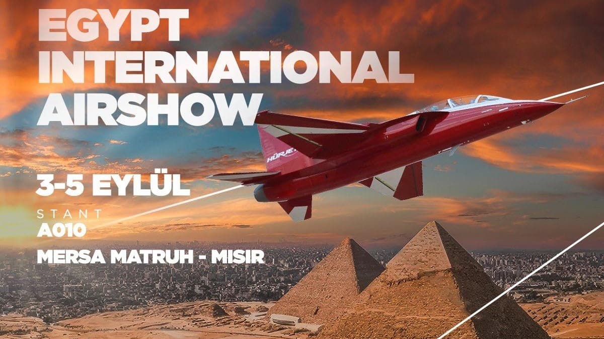 HÜRJET jet eğitim uçağı Mısır semalarında
