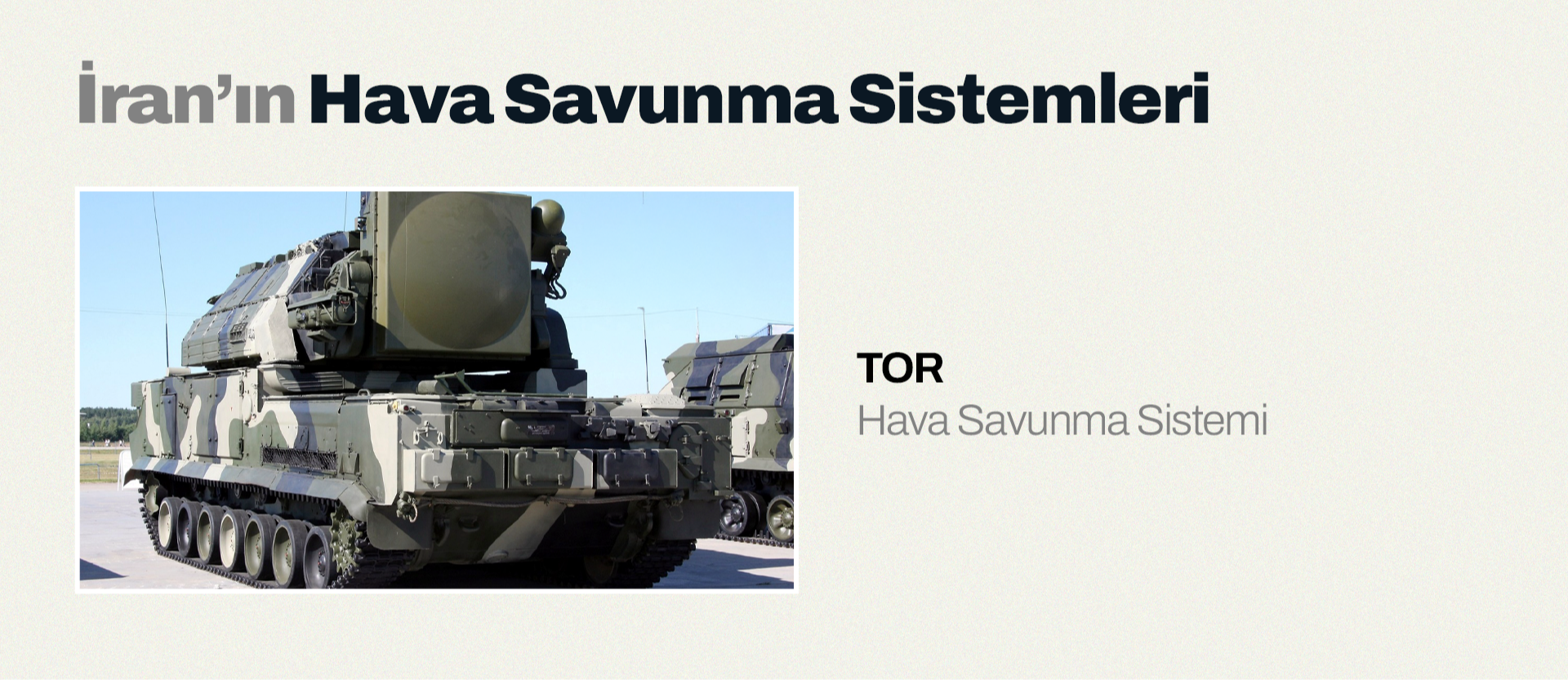 TOR Hava Savunma Sistemi