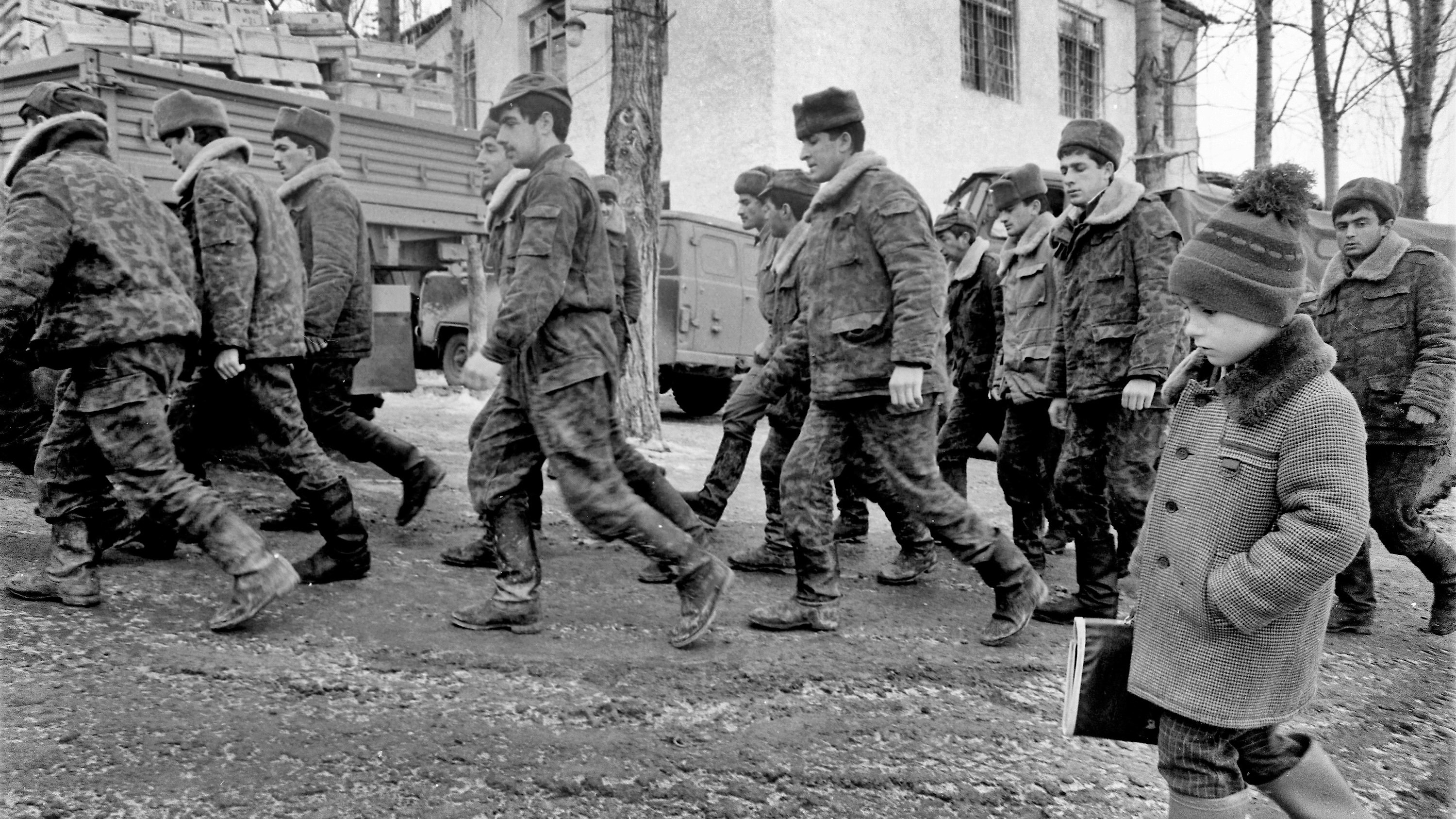 Azerbaycan askerleri. 1992 yılı