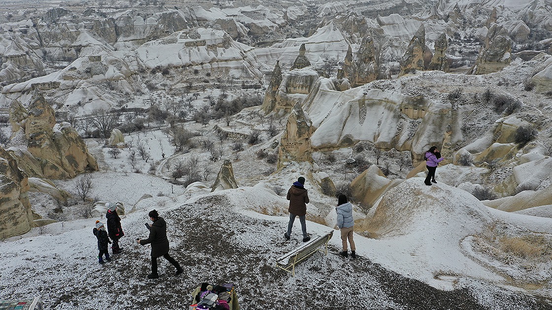 Nevşehir Zelve Paşabağlar Ören Yeri.&nbsp;Fotoğraf: AA
