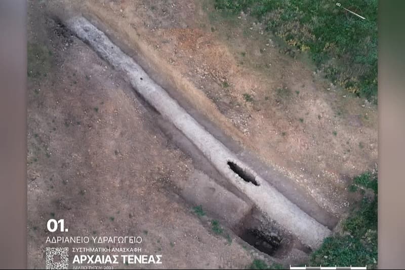 Yunanistan’da Hadrianus’un yaptırdığı su kemeri bulundu