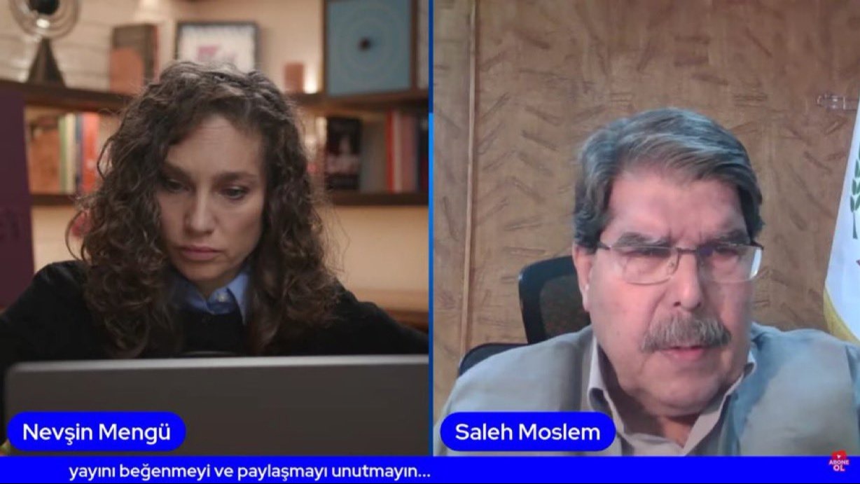 Nevşin Mengü'nün sildiği programdan bir kesit. Fotoğraf: Youtube