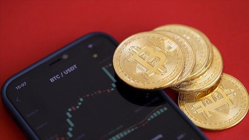 Bitcoin temsili görseli. Fotoğraf: AA