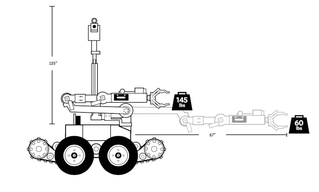 2016 yılındaki 5 polisi öldüren saldırganı C4 patlayıcı ile etkisiz hale getiren robot