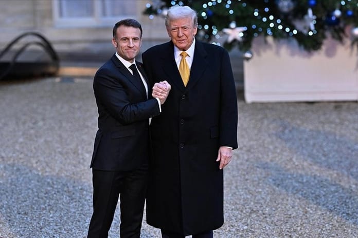 Trump ve Macron'un gündeminde Ukrayna var