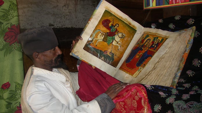 Dünyadaki resimli en eski İncil Etiyopya'da keşfedildi