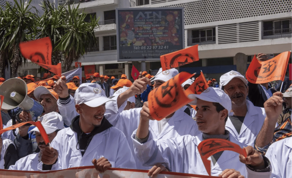 Fas'ta yüksek fiyatlar protesto edildi