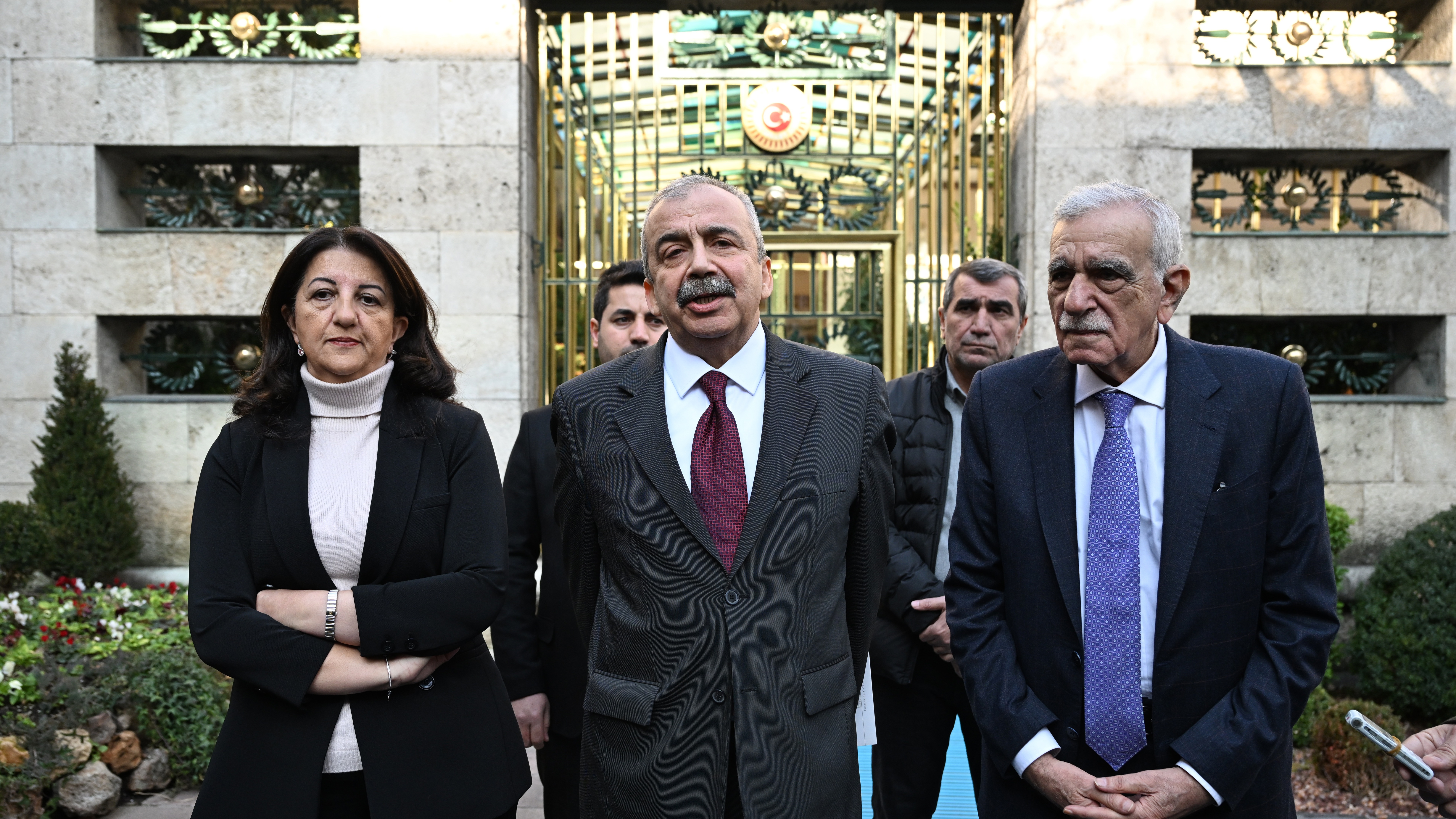 İmralı Heyeti. Fotoğraf: AA
