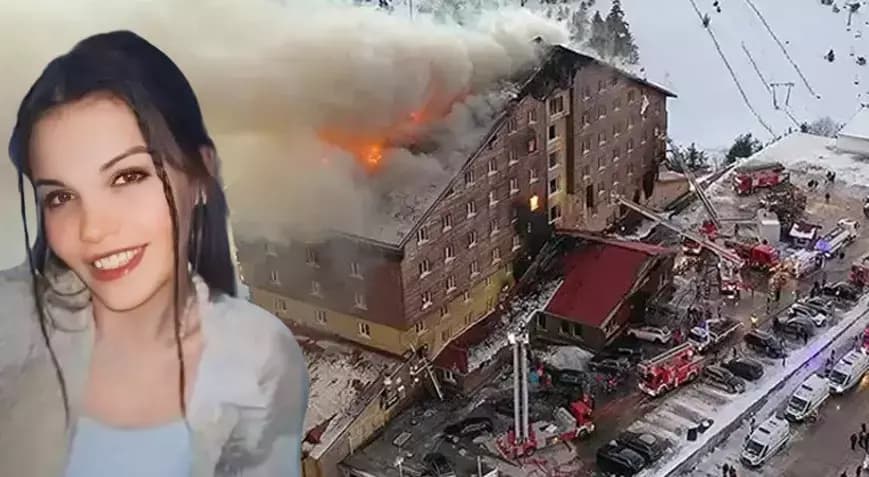 Kartalkaya'daki otel yangınında 12'nci kattan atlayan Şevval, yaşamını yitirdi