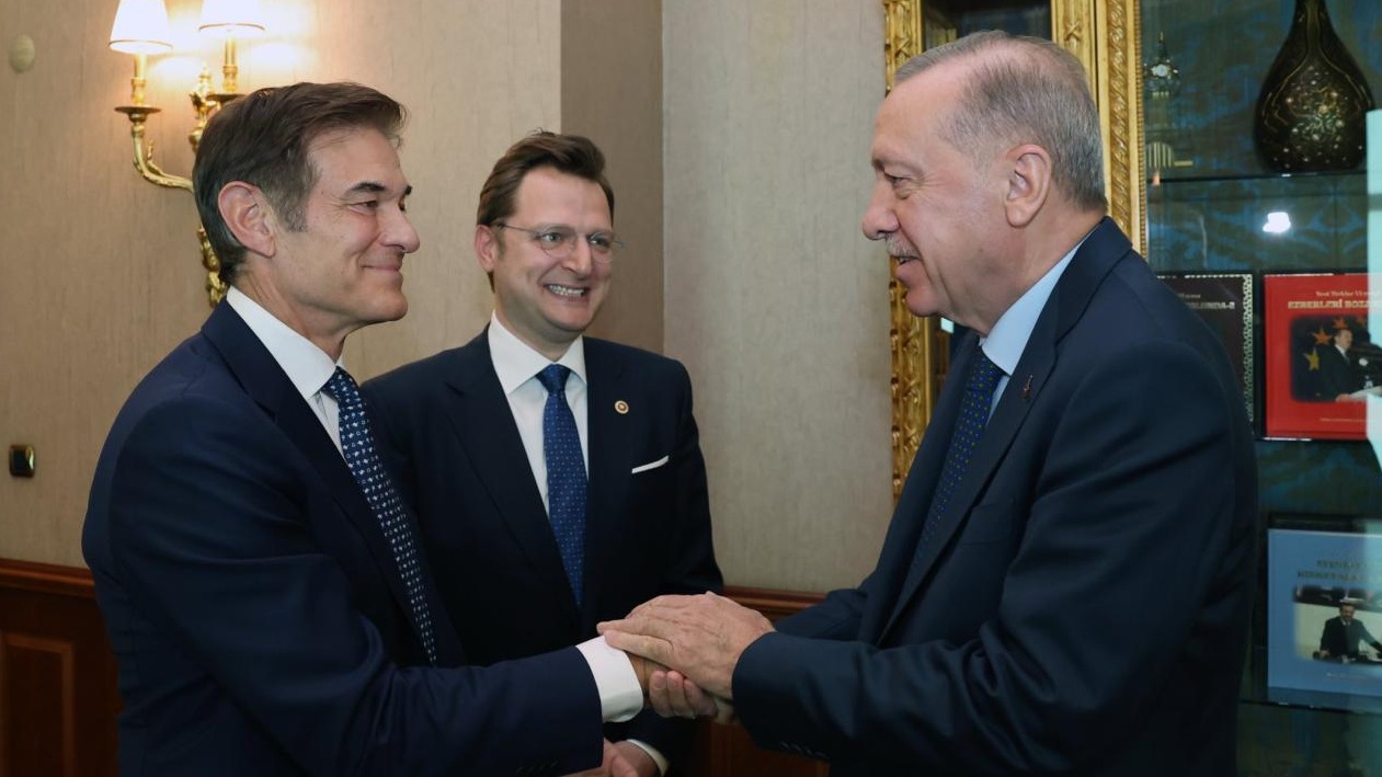 Mehmet Öz, Halit Yerebakan ve Cumhurbaşkanı Recep Tayyip Erdoğan