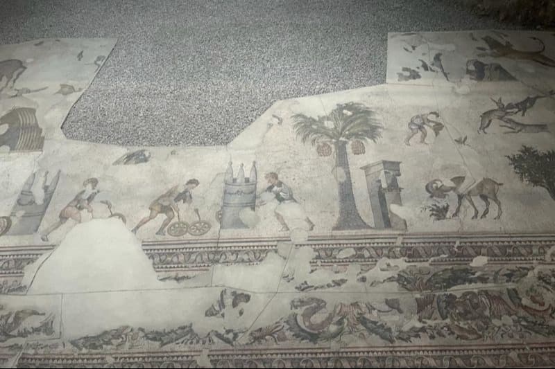 İstanbul’da yer alan büyük saray mozaikleri