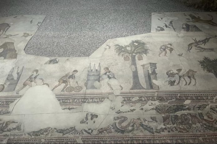 İstanbul’da yer alan büyük saray mozaikleri