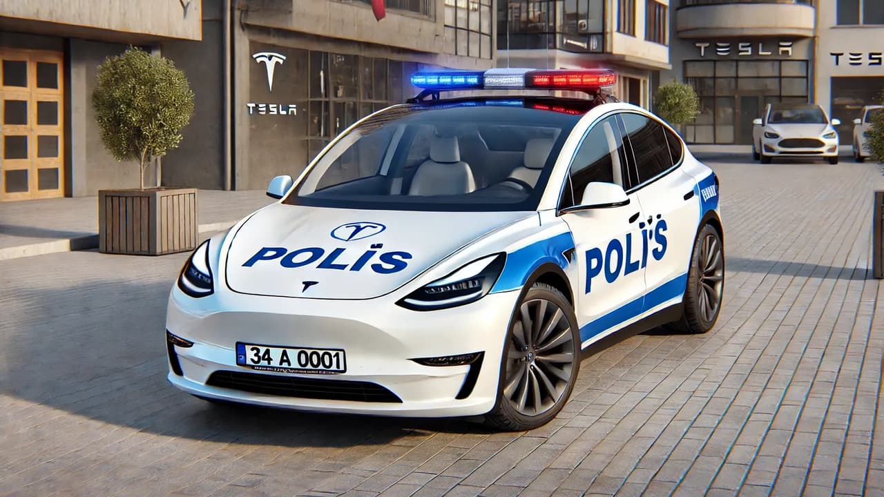 Tesla model araçlar yakında polis teşkilatının zimmetine geçebilir