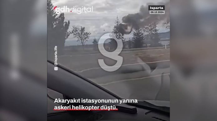 Isparta'da askeri helikopter kazası: 5 Şehit