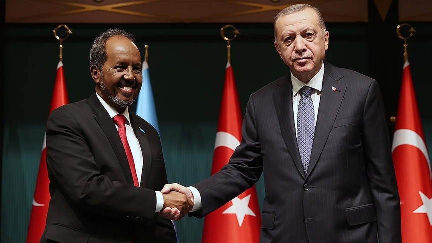 Cumhurbaşkanı Erdoğan ve Somali Cumhurbaşkanı Hasan Şeyh Mahmud