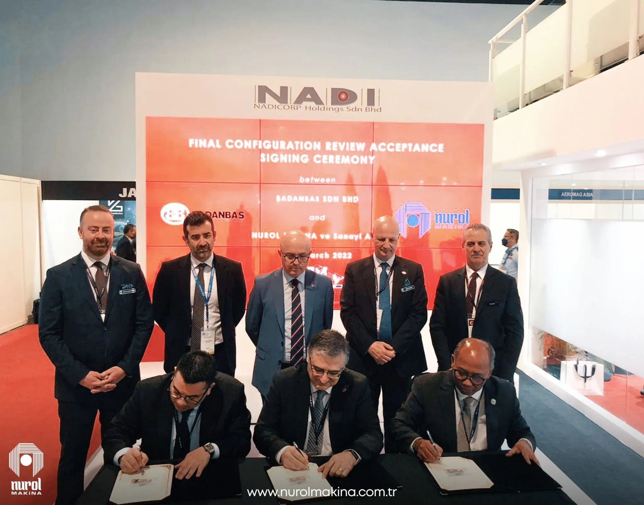 Nurol Makina ve Nadicorp (Badanbas) arasında yapılan tedarik anlaşması (Görsel: Nurol Makina)