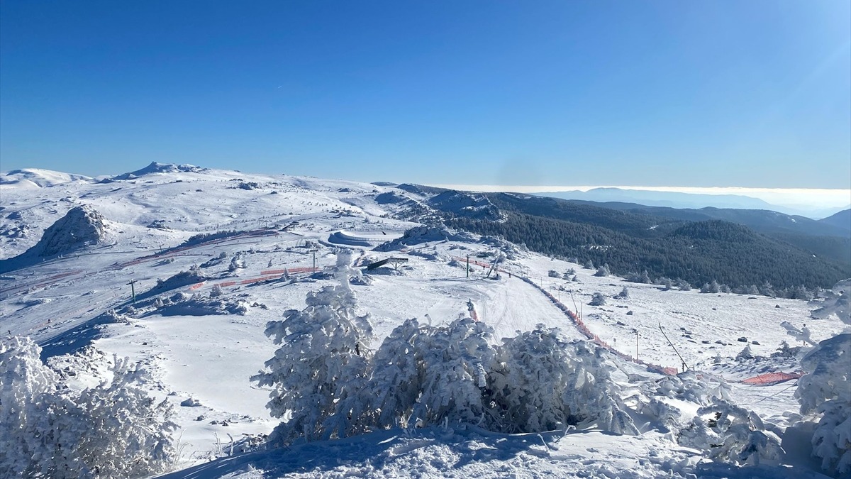 Kartalkaya Kayak Merkezi. Fotoğraf: AA