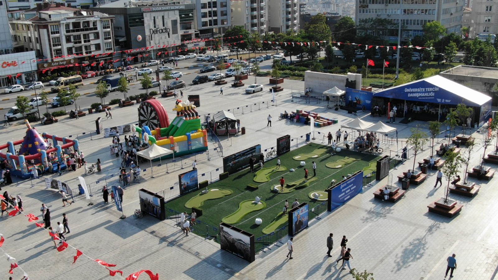 Bağcılar Milli maç dev ekran