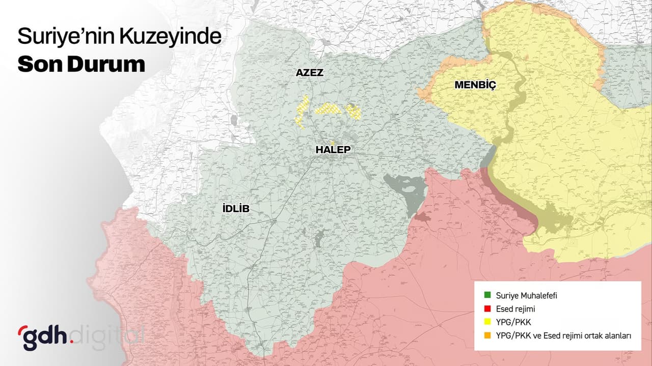 Suriye'de son durum: Neden savaş çıktı? Harita burada!
