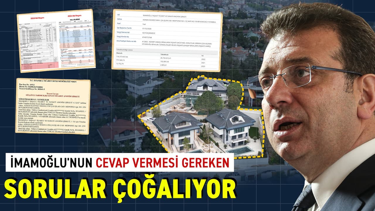 İmamoğlu'nun cevap vermesi gereken sorular çoğalıyor