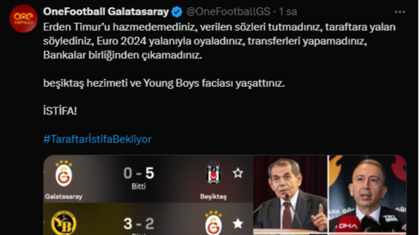 Galatasaray istifa haberi