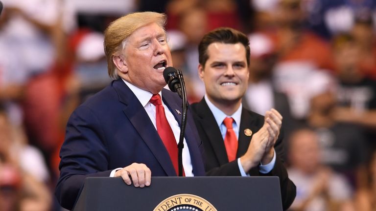 Donald Trump ve Matt Gaetz / Fotoğraf / AP