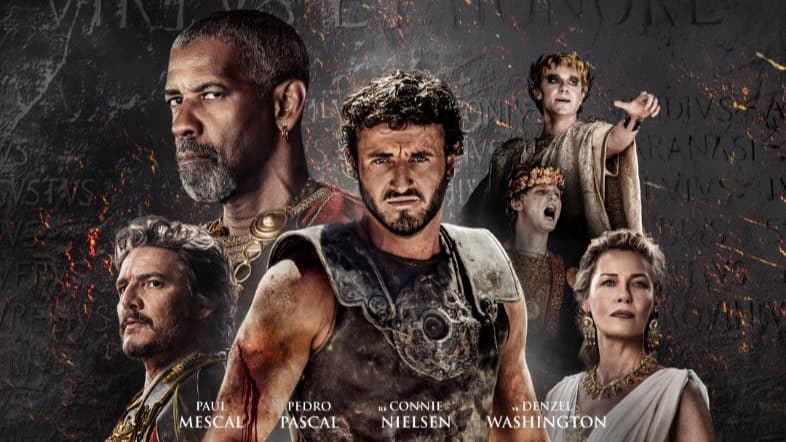 "Gladyatör 2" filmi geliyor: Karakter afişleri yayınlandı
