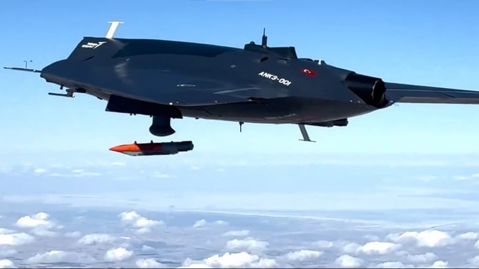 ANKA III, gövde içinden TOLUN mühimmatıyla atış yaptı