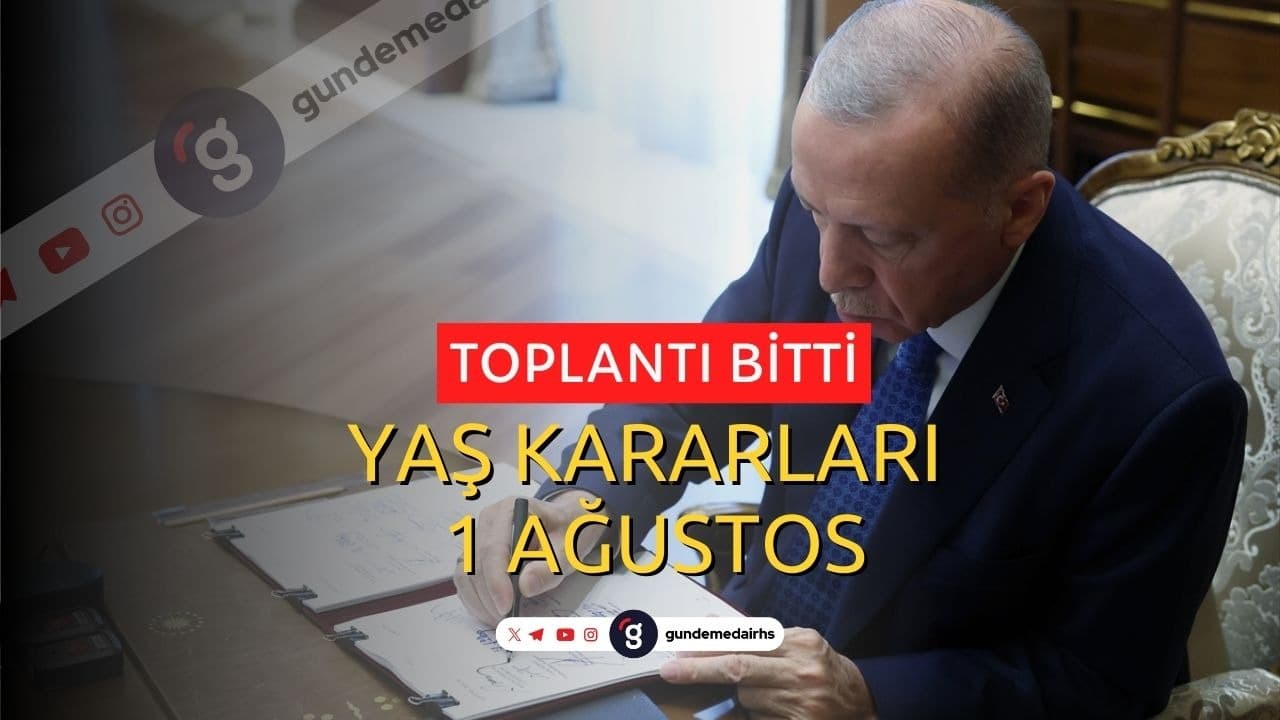 YAŞ toplantısı kararları (1 Ağustos 2024) | İşte YAŞ toplantısı sonuçları! Cumhurbaşkanı Erdoğan'dan YAŞ toplantısı açıklamaları