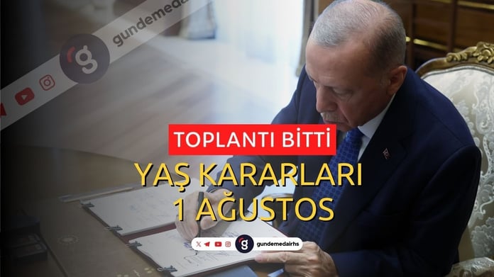 YAŞ toplantısı kararları (1 Ağustos 2024) | İşte YAŞ toplantısı sonuçları! Cumhurbaşkanı Erdoğan'dan YAŞ toplantısı açıklamaları